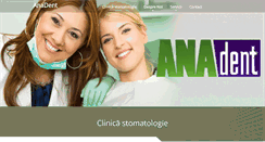 Desktop Screenshot of ana-dent.ro