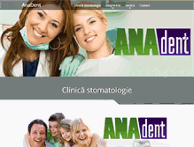 Tablet Screenshot of ana-dent.ro